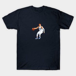 Luka Doncic pixel dribble T-Shirt